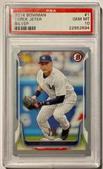 Derek Jeter [Silver] Baseball Cards 2014 Bowman Prices