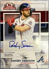Dansby Swanson Baseball Cards 2022 Topps International Trading Card Day Autographs Prices