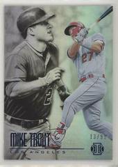 Mike Trout [Trophy Collection Blue] #2 Baseball Cards 2018 Panini Chronicles Illusions Prices