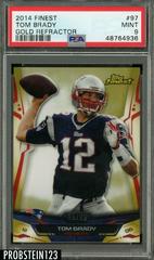 Tom Brady [Gold Refractor] Football Cards 2014 Topps Finest Prices
