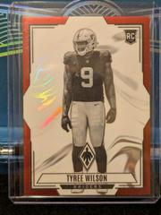 Tyree Wilson [Red] #CON-6 Football Cards 2023 Panini Phoenix Contours Prices