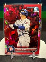 Seiya Suzuki [SP Variation Sapphire Red] #69 Baseball Cards 2022 Bowman Chrome Prices