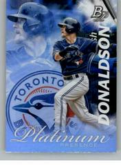 Josh Donaldson #PP-JD Baseball Cards 2017 Bowman Platinum Presence Prices
