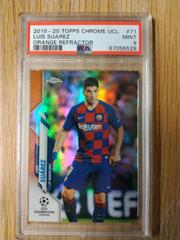 Luis SuArez [Orange Refractor] Soccer Cards 2019 Topps Chrome UEFA Champions League Prices