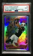 Larry Fitzgerald [Black Gloves Black Refractor] Football Cards 2013 Topps Chrome Prices