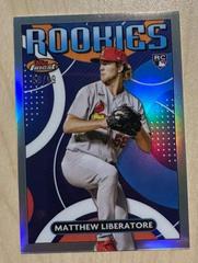Matthew Liberatore [Refractor] #FRD-14 Baseball Cards 2023 Topps Finest Rookies Design Variation Prices