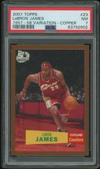 LeBron James [1957 Copper] Basketball Cards 2007 Topps Prices