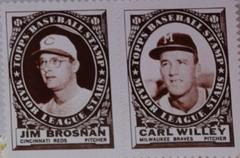 Jim Brosnan Baseball Cards 1961 Topps Stamps Prices