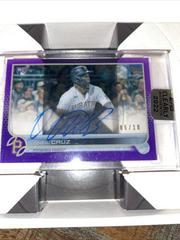 Oneil Cruz [Purple] #CAA-OC Baseball Cards 2022 Topps Clearly Authentic Autographs Prices