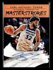 Karl Anthony Towns #MS-KAT Basketball Cards 2022 Panini Court Kings Masterstrokes Prices