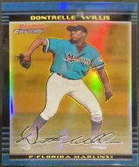 Dontrelle Willis [Gold Refractor] #120 Baseball Cards 2002 Bowman Chrome Draft Picks Prices