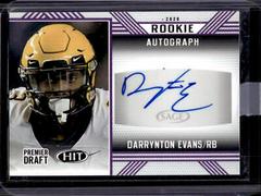 Darrynton Evans [Purple] #A25 Football Cards 2020 Sage Hit Rookie Autograph Prices