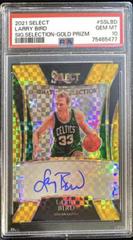 Larry Bird [Gold Prizm] Basketball Cards 2021 Panini Select Signature Selections Prices