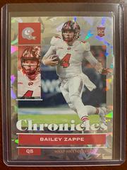 Bailey Zappe [Ice] #24 Football Cards 2022 Panini Chronicles Draft Picks Prices