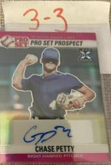 Chase Petty #PS-CP1 Baseball Cards 2021 Pro Set Autographs Prices
