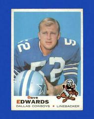 Dave Edwards Football Cards 1969 Topps Prices