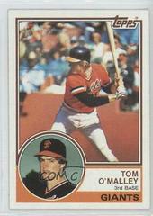 Tom O'Malley #663 Baseball Cards 1983 Topps Prices