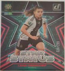 Lena Oberdorf [Red] Soccer Cards 2023 Donruss FIFA Women's World Cup Star Status Prices