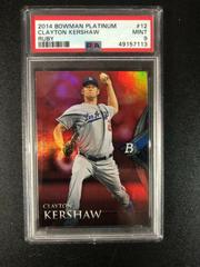 Clayton Kershaw [Ruby] Baseball Cards 2014 Bowman Platinum Prices