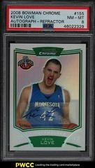 Kevin Love [Autograph Refractor] Basketball Cards 2008 Bowman Chrome Prices