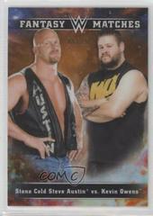 Kevin Owens, Steve Austin [Orange] Wrestling Cards 2020 Topps WWE Chrome Fantasy Matches Prices