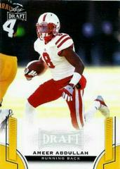 Ameer Abdullah [Gold] Football Cards 2015 Leaf Draft Prices