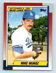 Mike Munoz #85 Baseball Cards 1990 Topps Major League Debut Prices