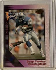 Barry Sanders [5 Stripe] Football Cards 1992 Wild Card Field Force Prices