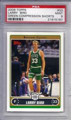 Larry Bird [Green Compression Shorts] #33 Basketball Cards 2006 Topps Prices