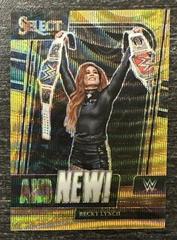 Becky Lynch [Gold Wave] Wrestling Cards 2023 Panini Select WWE And NEW Prices