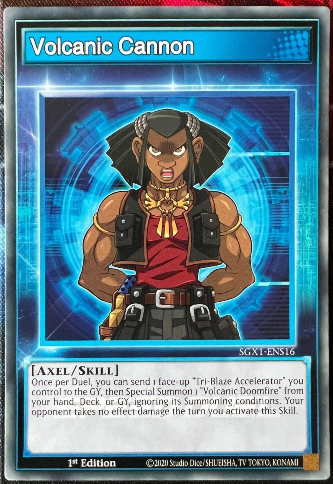 Volcanic Cannon SGX1-ENS16 YuGiOh Speed Duel GX: Duel Academy Box