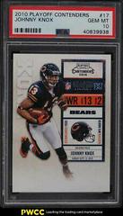 Johnny Knox #17 Football Cards 2010 Playoff Contenders Prices