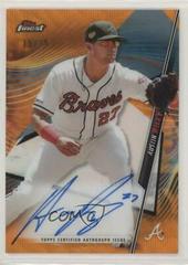 Austin Riley [Orange Wave Refractor] Baseball Cards 2020 Topps Finest Autographs Prices