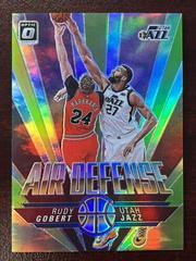 Rudy Gobert [Lime Green] #1 Basketball Cards 2021 Panini Donruss Optic Air Defense Prices