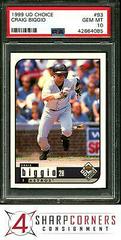 Craig Biggio #93 Baseball Cards 1999 UD Choice Prices
