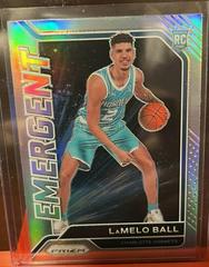 LaMelo Ball [Silver Prizm] Basketball Cards 2020 Panini Prizm Emergent Prices
