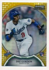 Dee Gordon [Rookie Gold Refractor] #8 Baseball Cards 2011 Bowman Sterling Prices