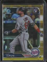 Jake Cave [Gold Refractor] #5 Baseball Cards 2019 Bowman Chrome Prices