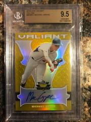 Michael Grove [Autographs Yellow] #BA-MG1 Baseball Cards 2018 Leaf Valiant Prices