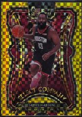 James Harden [Gold] Basketball Cards 2019 Panini Select Company Prices