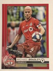 Michael Bradley [Red] Soccer Cards 2020 Topps MLS Prices