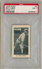 Red Faber [Hand Cut] #4 Baseball Cards 1928 W502 Prices