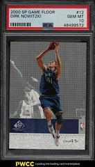 Dirk Nowitzki #12 Basketball Cards 2000 SP Game Floor Prices