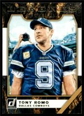 Tony Romo Football Cards 2019 Donruss Legends of the Fall Prices