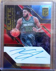 Karl-Anthony Towns [Red] #5 Basketball Cards 2023 Donruss Elite Signature Prices