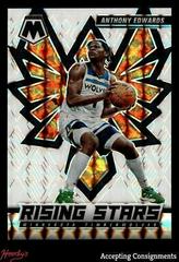 Anthony Edwards [White] #3 Basketball Cards 2021 Panini Mosaic Rising Stars Prices