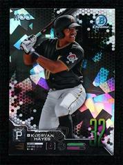 Ke'Bryan Hayes [Atomic Refractor] Baseball Cards 2019 Bowman Chrome Scouts' Top 100 Prices