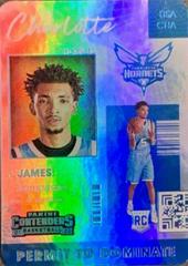 James Bouknight #11 Basketball Cards 2021 Panini Contenders Permit to Dominate Prices