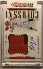 Baker Mayfield [Prime] Football Cards 2018 National Treasures Rookie Colossal Signatures Prices