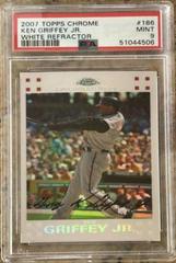 Ken Griffey Jr. [White Refractor] #186 Baseball Cards 2007 Topps Chrome Prices